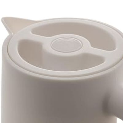 Garrafa Térmica Wolff com Cabo Madeira Nórdica Branca - 1L
