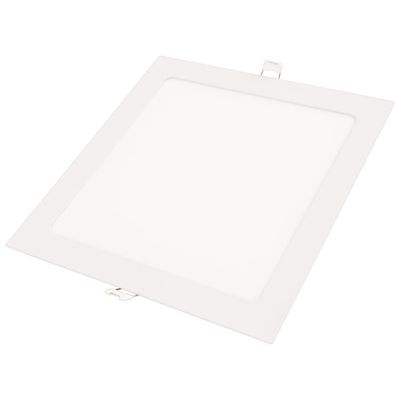 Plafon Led Tramontina Quadrado De Embutir Slim 24 W Bivolt 3000 K Luz Amarela