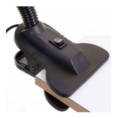 Luminária Mesa Articulável Garra Luz Abajur Presilha Bivolt Bivolt
