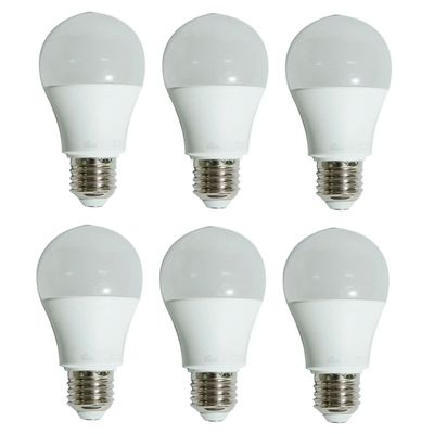 Kit com 6 Lâmpadas Led 15W Kian Branca Bivolt
