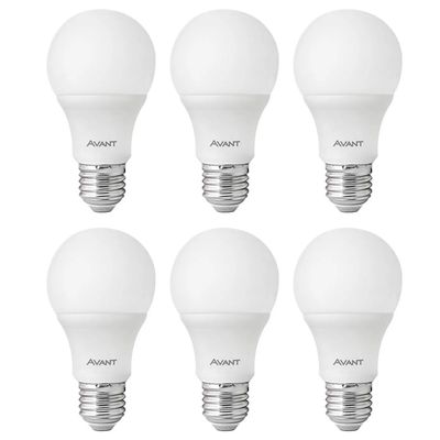 Kit com 6 Lâmpadas Led 15W Avant Bivolt Branca