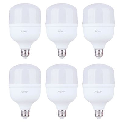 Kit com 6 Lâmpadas Led 40W Avant Branca Bivolt
