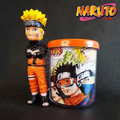 Bonecos Colecion. Figure Desenhos Animados + Caneca Amarelo