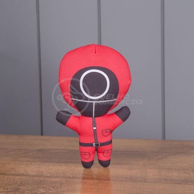 Boneco De Pelucia Squid Game Round 6 Vermelho 26Cm