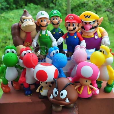 Boneco Action Figure Yoshi Articulado 26cm