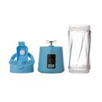 Mini Liquidificador Portátil Usb 300Ml - Azul