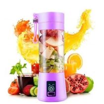 Mini Liquidificador Lavanda Mixer Portatil 380Ml - Roxo