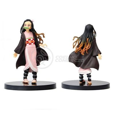 Action Figure Boneco Oni Nezuko Kamado Demon Slayer 14cm