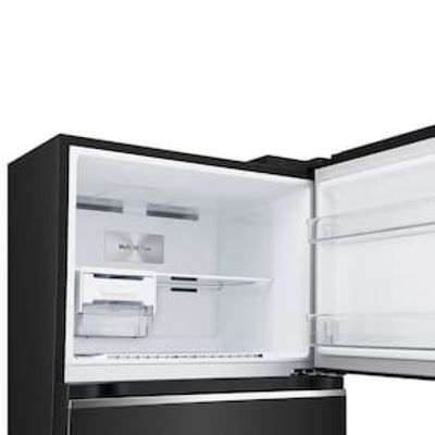 Geladeira LG 395L Frost Free GN-B392PXGB Duplex com Tecnologia Inverter Top Freezer - Preta Preto / 220