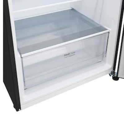 Geladeira LG 395L Frost Free GN-B392PXGB Duplex com Tecnologia Inverter Top Freezer - Preta Preto / 220