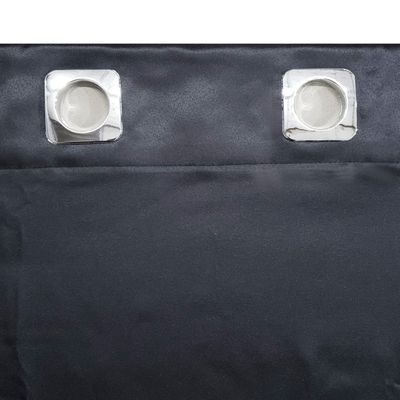 Cortina 2,00x1,20 Janela Sala Quarto Cozinha Tecido Liso  Preto