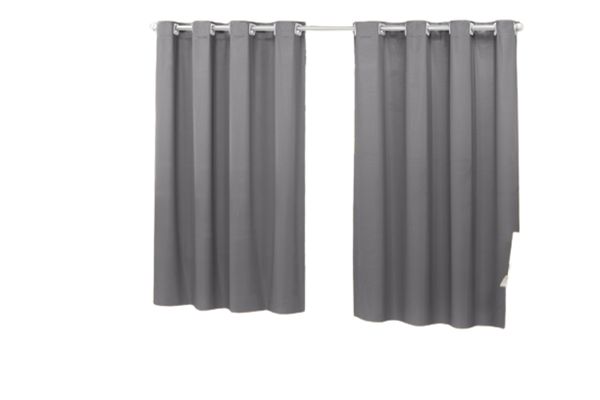 Cortina 2,80x1,30 Sala Quarto Cozinha Blackout Corta luz Cinza