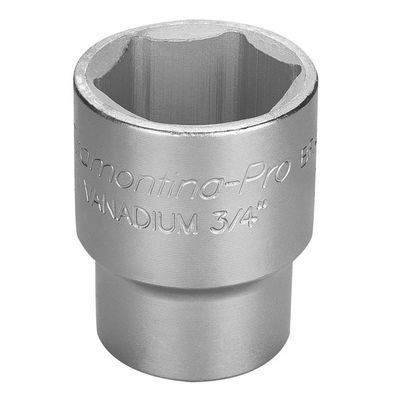 Soquete Sextavado Em Aço Cromo Vanádio 36 Mm - Encaixe 3/4" Tramontina