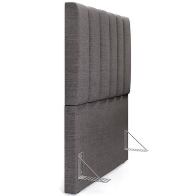 Cabeceira Solteiro 100cm Dália W01 Cinza Escuro