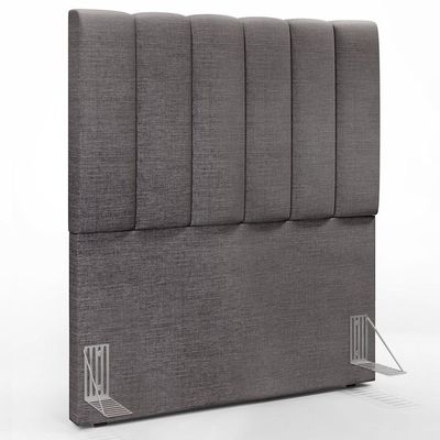 Cabeceira Solteiro 100cm Dália W01 Cinza Escuro