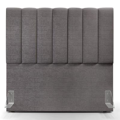 Cabeceira Solteiro 100cm Dália W01 Cinza Escuro