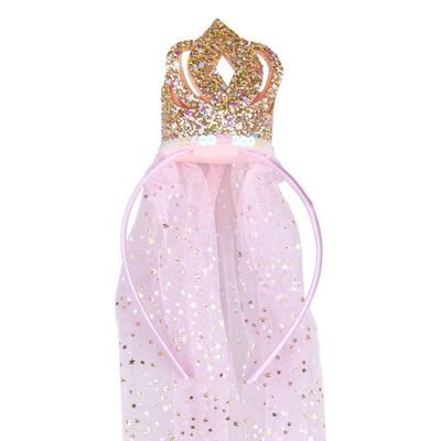 Tiara de Carnaval Véu Princesa Play&Fun