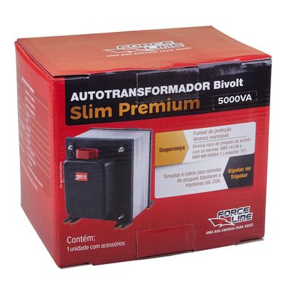 Autotransformador 5000VA Slim Premium Force Line