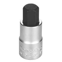 Soquete Em Aço Cromo Vanádio Ponta Hexagonal 12 Mm - Encaixe 1/2" Tramontina Pro Tramontina