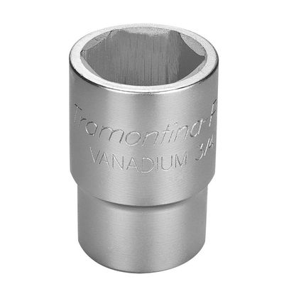 Soquete Sextavado Em Aço Cromo Vanádio 27 Mm - Encaixe 3/4" Tramontina