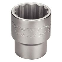 Soquete Estriado Em Aço Cromo Vanádio 38 Mm - Encaixe 3/4" Tramontina