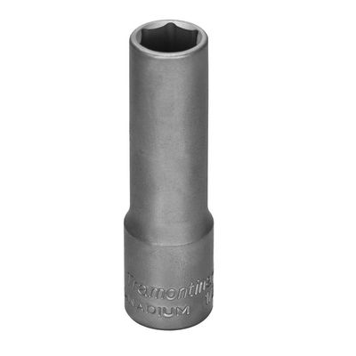 Soquete Sextavado Longo Em Aço Cromo Vanádio 14 Mm - Encaixe 1/2" Tramontina Pro Tramontina