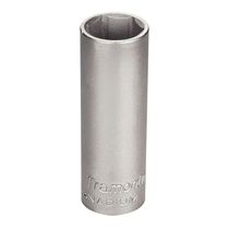 Soquete Sextavado Longo Em Aço Cromo Vanádio 16 Mm - Encaixe 1/2" Tramontina Pro Tramontina