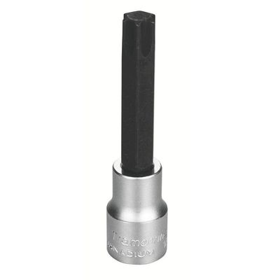 Soquete Longo Em Aço Cromo Vanádio Ponta Trafix T60 - Encaixe 1/2" Tramontina
