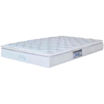 Cama Box Casal Umaflex Itália com Pillow Top e Molas Ensacadas 69x138x188 cm - Branco