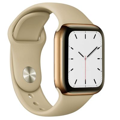 Relógio Smartwatch W68 Dourado Android iOS Smart Bracelet