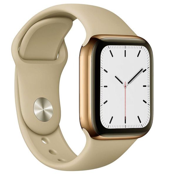 Relógio Smartwatch W68 Dourado Android iOS Smart Bracelet