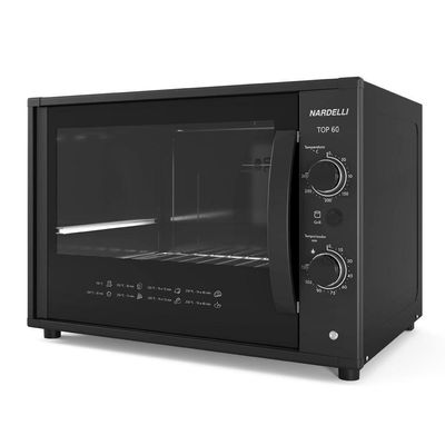 Forno Elétrico Bancada 60 Litros Top 60 Nardelli Black 110V 110v