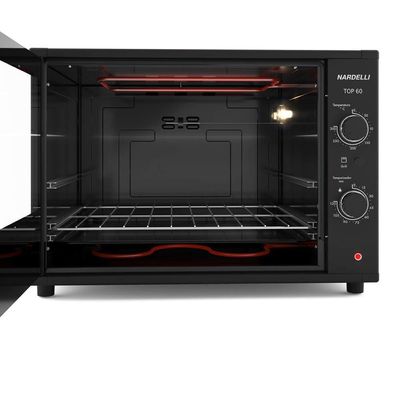 Forno Elétrico Bancada 60 Litros Top 60 Nardelli Black 220V 220v
