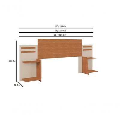 Cabeceira Box Grecia Para Colchão 90/140/160 Camas Fenix