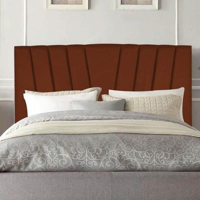 Cabeceira Estofada Bélgica 160cm Queen Size Para Cama Box Quarto Suede Terracota Telha