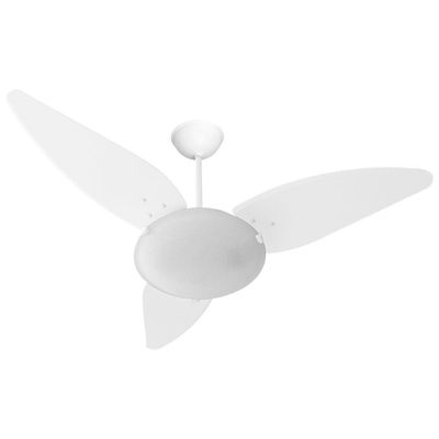 Ventilador De Teto Venti-Delta Magnes 3 Pás Laqueadas Branco 220V 220v