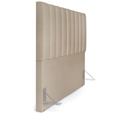 Cabeceira Cama Box Casal Queen 160 Cm Dália W01 Suede Bege