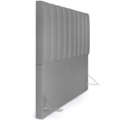 Cabeceira Cama Box Casal Queen 160 Cm Dália W01 Facto Cinza