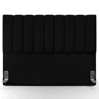 Cabeceira Cama Box Casal Queen 160 Cm Dália W01 Suede Preto