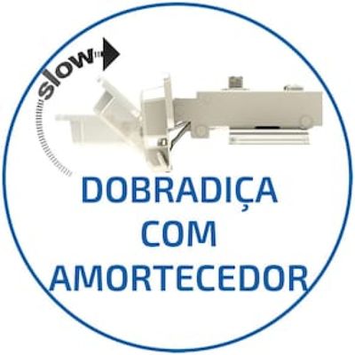 Armário Aéreo Bartira Cristal MDP 15mm com 2 Portas e 2 Prateleiras - 80cm de largura Azul Claro