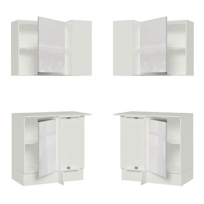 Kit Canto Madesa Smart 2 Portas E Nicho