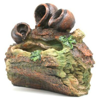 Fonte Água Decorativa Resina Cascata Iluminação Led Bivolt