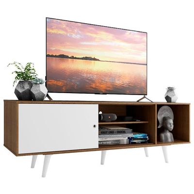 Rack para TV até 65" Dubai Rustic/Branco Madesa