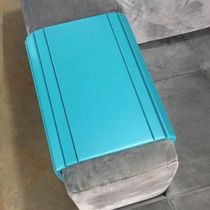 Kit 02 Esteiras Suporte Flexivel Braço Sofá Azul Tiffany