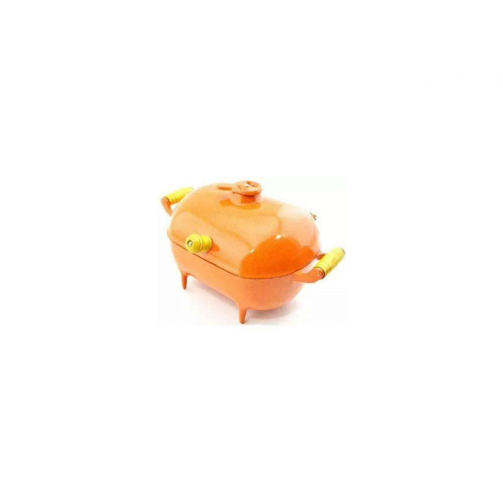 Assadeira Ferro Fundido Retangular 50cm X 35cm X 4,5cm