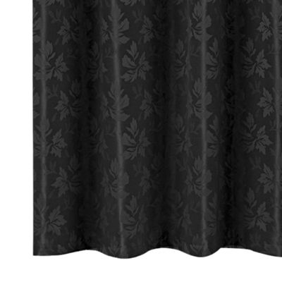 Cortina 3,00x2,60 Sala Quarto Cozinha Varão Tecido Jacquard Cinza