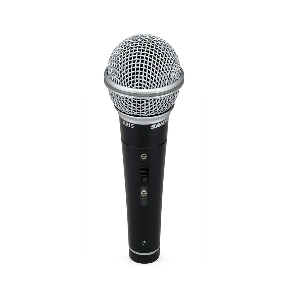 Microfone Dinâmico Samson R21S Cardióide C/ Chave - AC1155