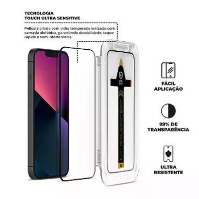 Película para iPhone 15 Plus - Ultra Glass - Preta - Gshield