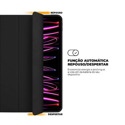 "Capa para iPad Pro 11"" 2018/2020/2021/2022 - Clear View - Gshield"