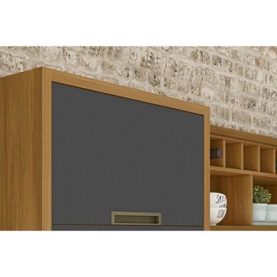 Torre Quente De Cozinha Paneleiro Imperatriz 1forno C-2ptas E 3gavs 70cm Freijo-off White - Nesher